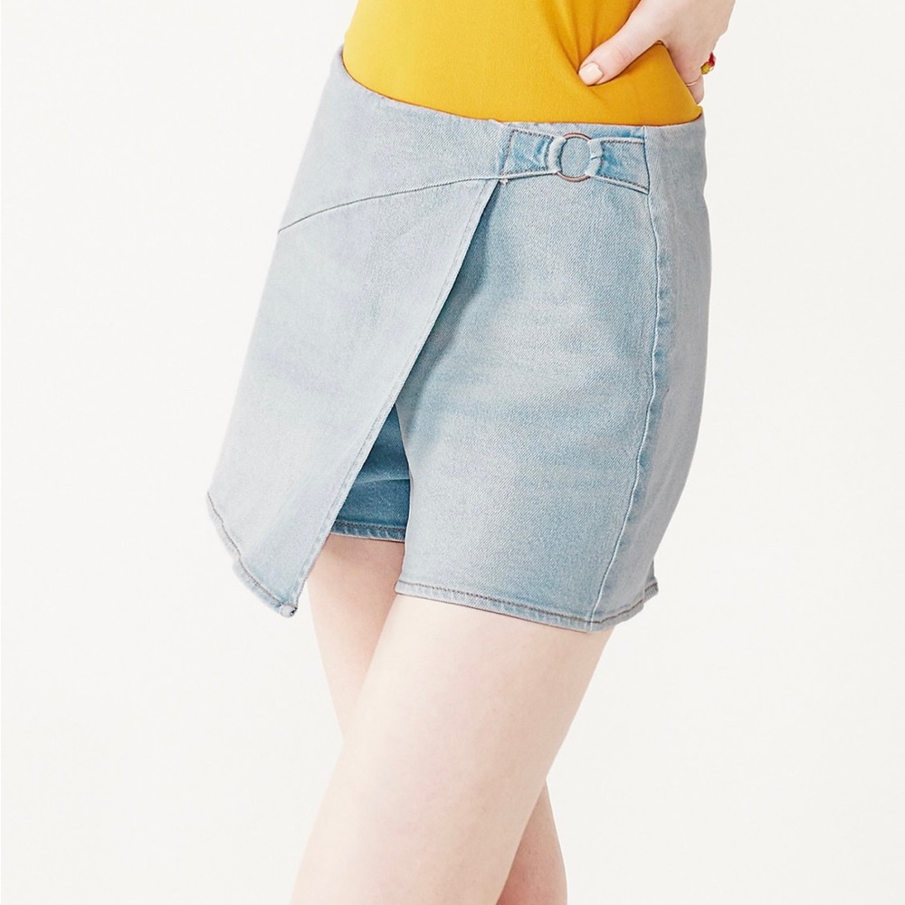 Denim Jean Skirt/Shorts Skort size 9